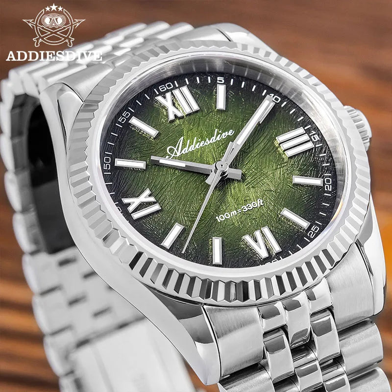 Herren-Quarzuhr mit Saphirglas und Jubilee-Armband