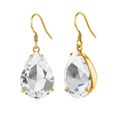 Damen-Ohrringe Tropfenform Aquamarin Blau Silber 925 Hochwertiger Luxus Schmuck Für Sie Geschenkidee