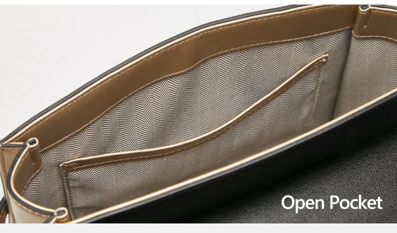 Damen Handtasche mit Crossbody Flap