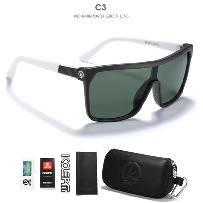Sonnenbrille einteilig polarisiert UV400 5-Scharnier Herren