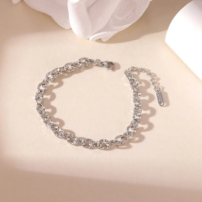 Damen-Kettenarmband klassisch aus Edelstahl