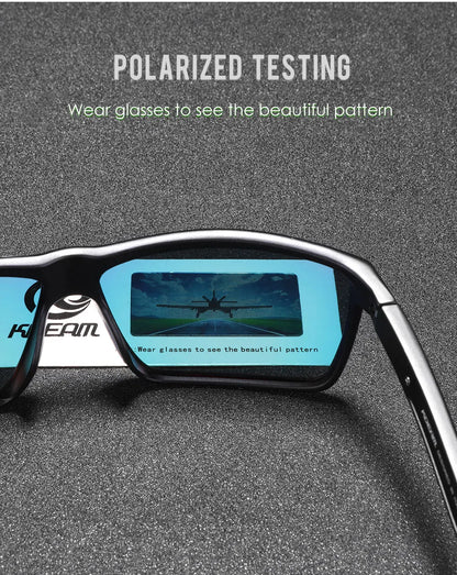Sonnenbrille Rechteck polarisiert UV400 Beschichtung Herren