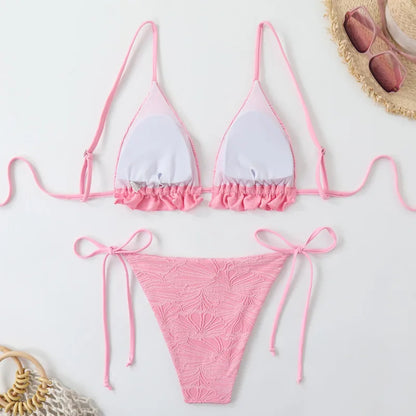 Sexy Bikini-Set für Damen mit Push-up-Effekt – ideal für Strand und Pool