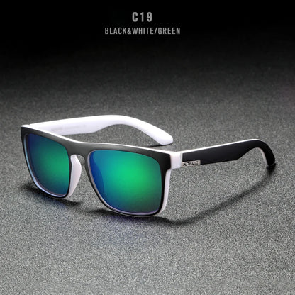Sonnenbrille quadratisch polarisiert elastisch Spiegel 17 Farben Unisex