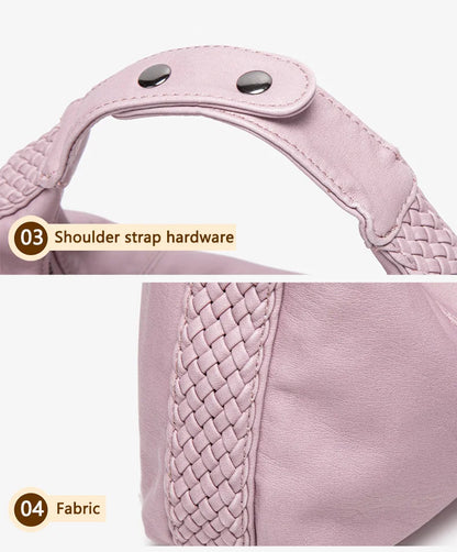 Damen-Hobo-Tasche Aus Weichem Kunstleder Mit Abnehmbarem Schulterriemen Schwarz Alltagstauglich