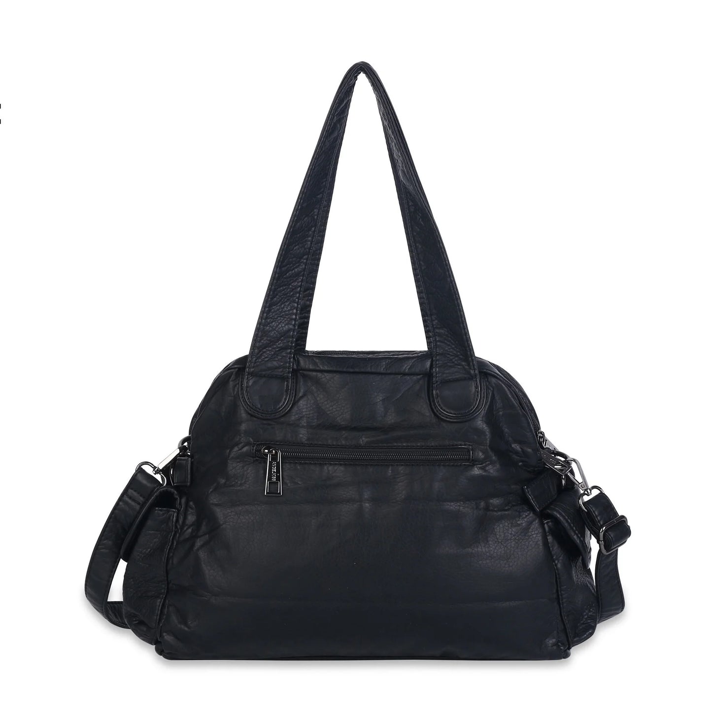 Damen-Satchel-Tasche Leopardenmuster, Top-Handle Innenfach mit Reißverschluss und viel Stauraum