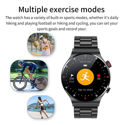 Männer Smart Uhr mit Bluetooth Anruf und wasserdichtem Sport Armband