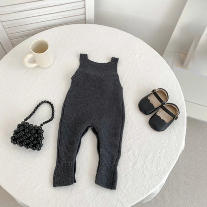 Baby Strampler aus Strick mit Rüschen für Jungen und Mädchen
