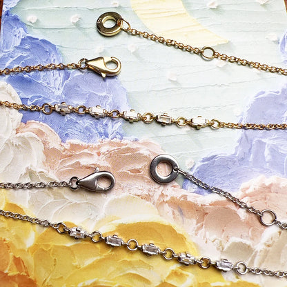 Damen-Armband Modern Touch Gliederkette klassisch aus Sterlingsilber