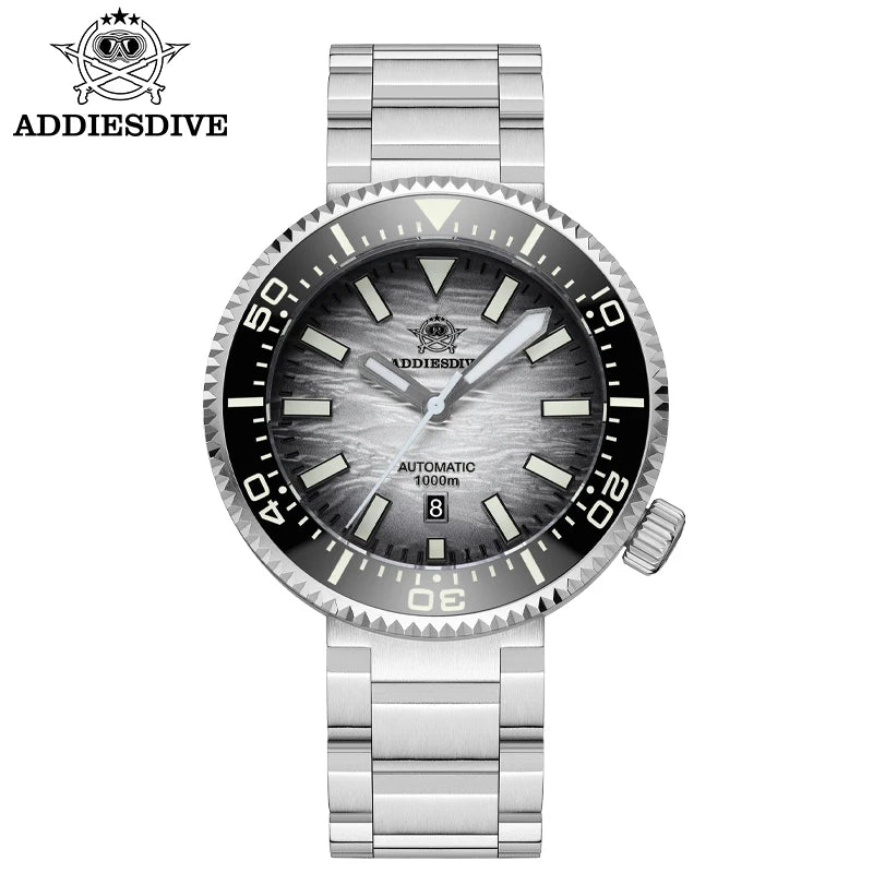 Herren Profi-Taucheruhr Automatik Saphirglas 3D-Zifferblatt 1000m Ultra Leuchtzeiger