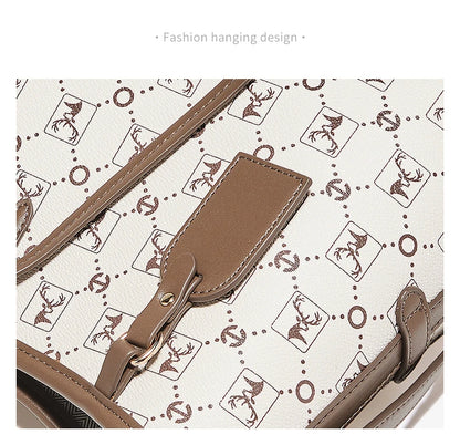 Damen-Schultertasche Alltagstauglich Im Casual-Stil Mit Dezentem Letter-Dekor Und Vielseitig Einsetzbar