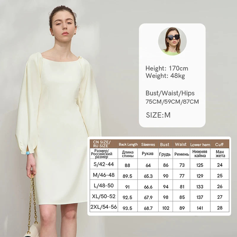Elegantes Damenkleid Figurformend Slim Schnitt Büro Anlass