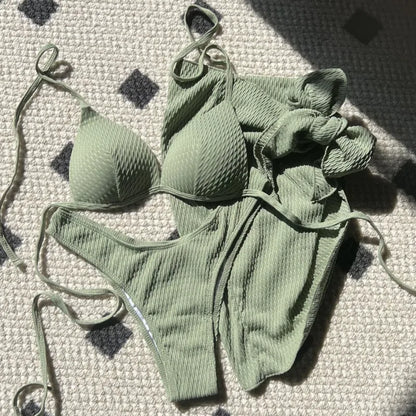 Sexy Push-Up-Bikini-Set für Damen – Brasilianischer Stil für Strand und Pool