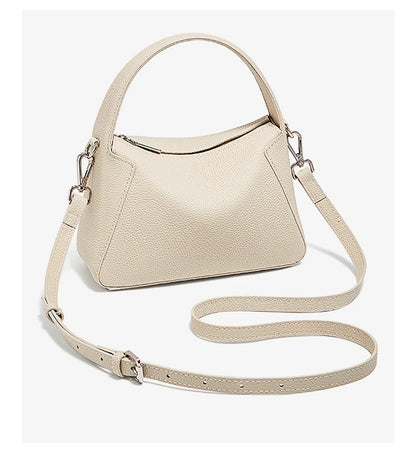 Damen-Handtasche aus Rindleder Kompakt Crossbody für Beruf und Alltag Hochwertig Verarbeitet