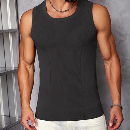 Ärmellose Herren-Sommerweste – Slim Fit und atmungsaktiv für Sport und Freizeit