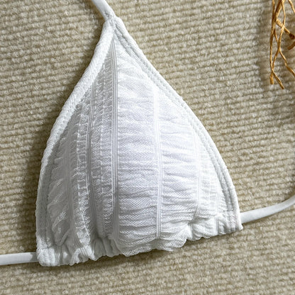 Sexy Bikini-Set mit Push-up und Bordüren – Perfekt für Strand und Pool