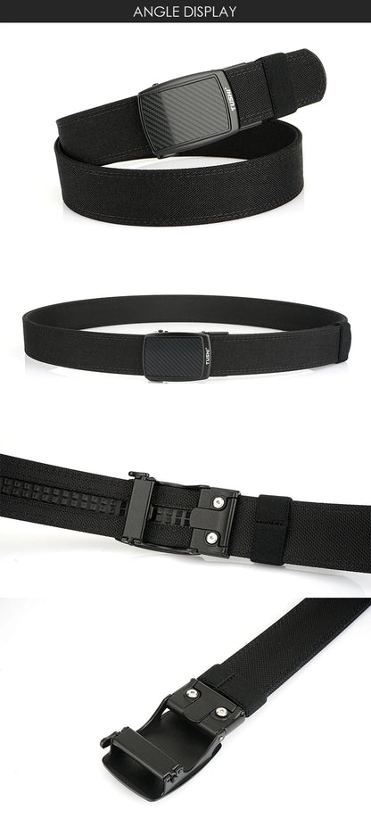 Herren-Gürtel mit Automatischer Metallschnalle aus Nylon Militärisch-Taktisch Robust