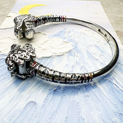 Damen-Armband Drachen Vintage Sterlingsilber
