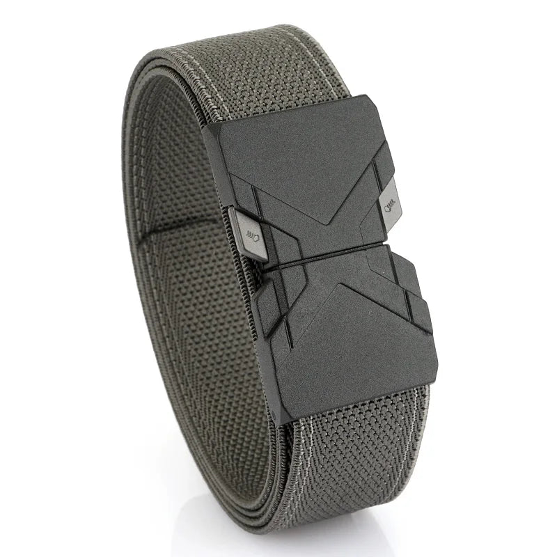 Herren-Gürtel aus elastischem Nylon mit Schnellverschluss Outdoor-Einsatz und Alltag 34 mm Breite