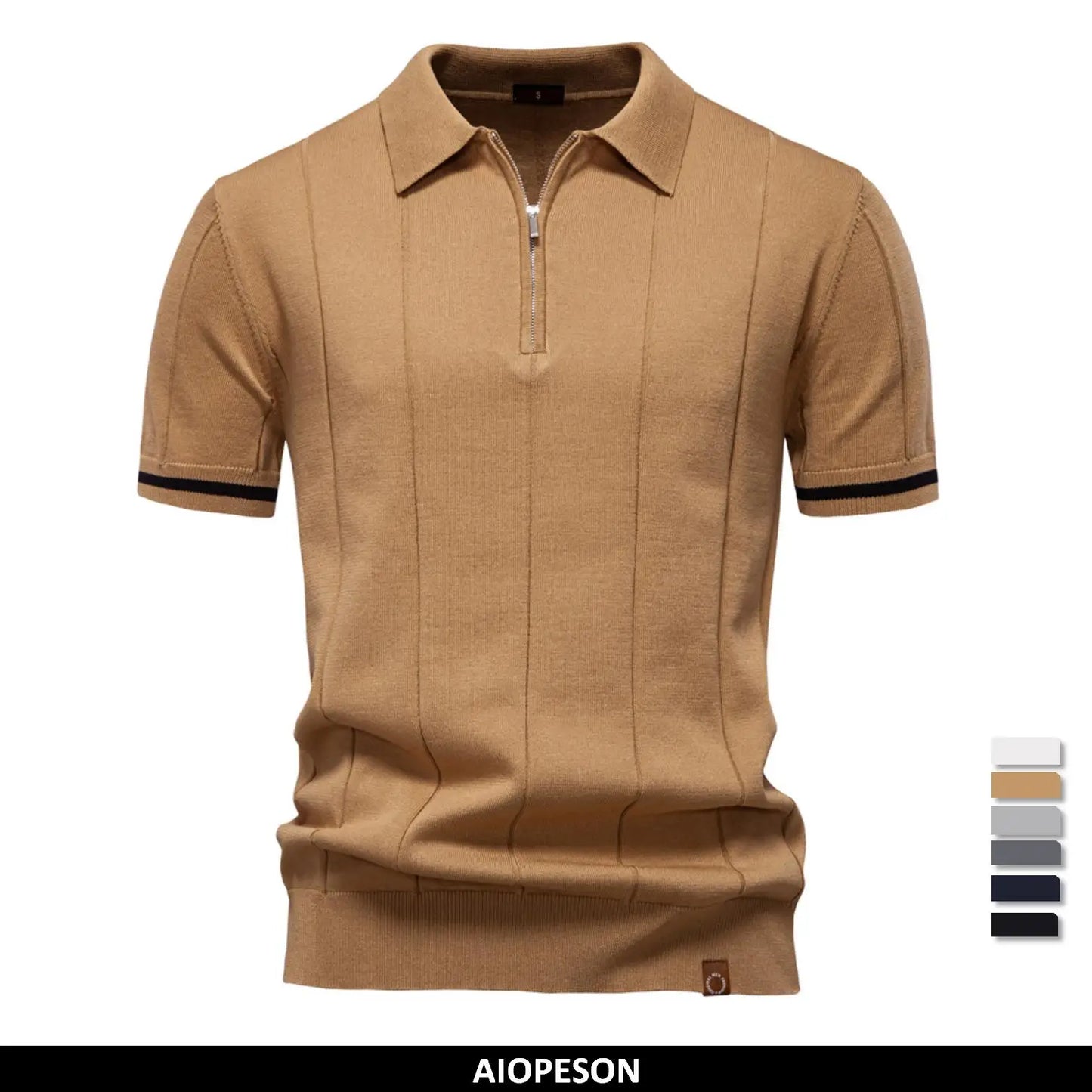 Exklusives Herrenpoloshirt Atmungsaktiv Stretch Business Golf