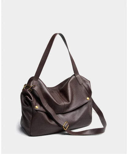 Damen Handtasche aus echtem Leder mit großer Kapazität