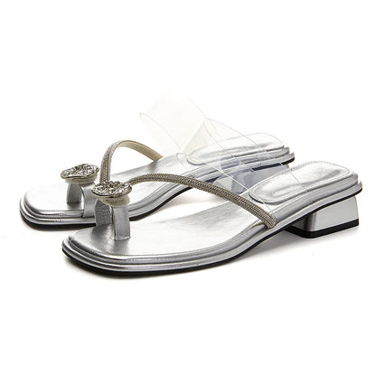 Damen Flip-Flops Strass Römisch Outdoor
