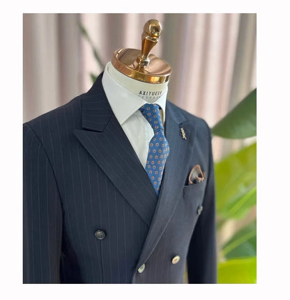 Eleganter Herrenanzug in Weiß – Slim Fit mit Blazer, Weste und Hose für Hochzeit oder Party