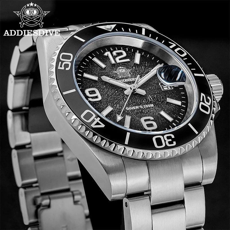 Herren-Taucheruhr 41 mm mit BGW9-Leuchtmasse und 20 Bar