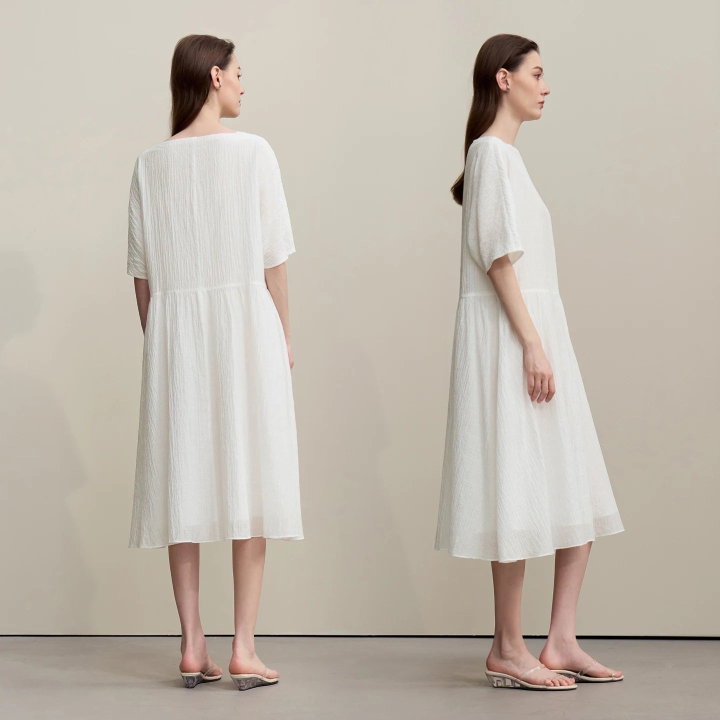 Leichtes Sommer Damenkleid Karomuster A Schnitt Urlaubsvibe Für Damen