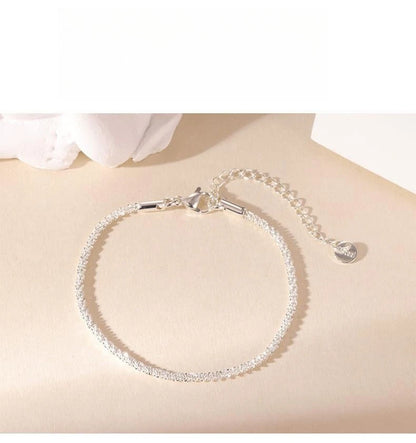 Damen-Kettenarmband funkelnd aus Edelstahl