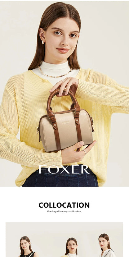 Damen Crossbody-Handtasche aus PU Leder im Chic Stil mit Großem Fassungsvermögen