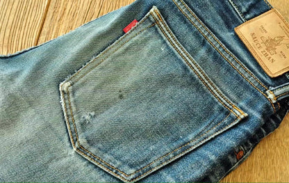 Herren Jeans aus Selvedge-Denim im Slim Fit mit Reißverschluss