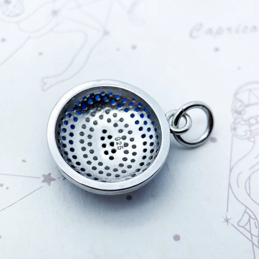 Damen-Anhänger Türkisches Auge Schutz trendiger Stil aus Sterlingsilber