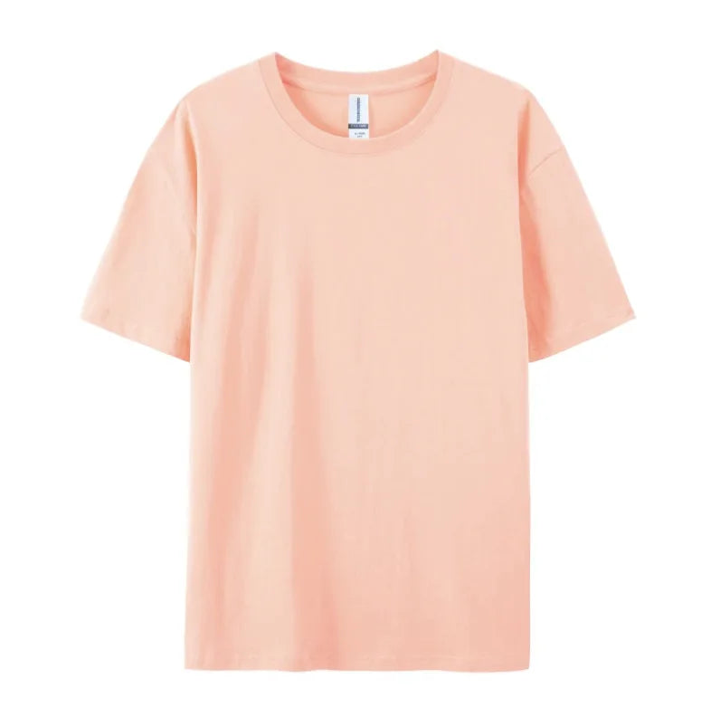 Herren Baumwolle T Shirt Leichter Oversize Schnitt Casual Sommer
