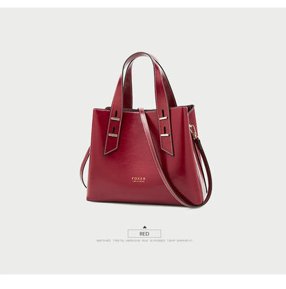 Damen Handtasche aus Split-Leder mit Crossbody Fashion Bags