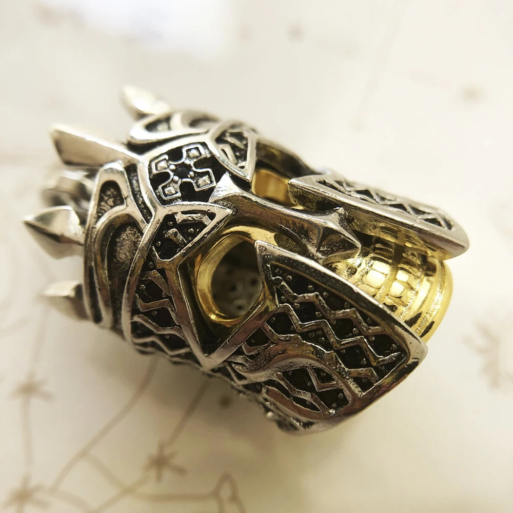Damen-Charm-Anhänger Schwert Krone Ritter Schutz aus Sterlingsilber