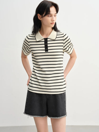 Damen-Pullover in Übergröße mit Schleifendetail – ideal für den Sommer und den Arbeitsalltag