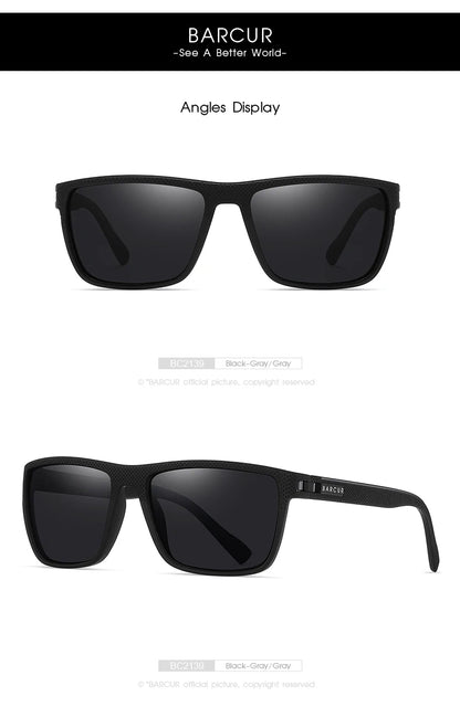 Sonnenbrille TR90 Sport polarisiert leicht UV400 Herren Damen C