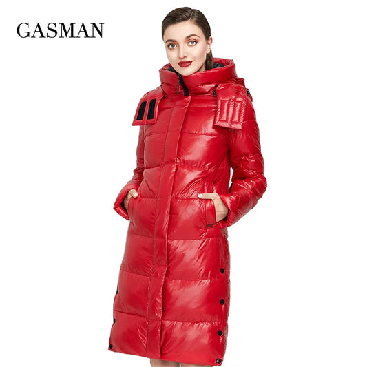 Kurzer Damen-Parka aus Baumwolle mit Stehkragen und Kapuze – modische Übergangsjacke für den Frühling und Herbst