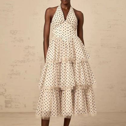 Elegantes Damenkleid mit Rundhalsausschnitt und langen Ärmeln im Patchwork-Design – figurbetont und transparent