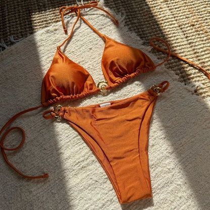 Sexy Bikini-Set für Damen mit Push-up-Effekt – ideal für Strand und Pool