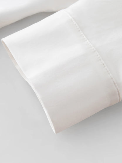 Sommerliches Damen-Temperament-Shirt mit V-Ausschnitt im französischen Stil – vielseitig kombinierbar und locker geschnitten