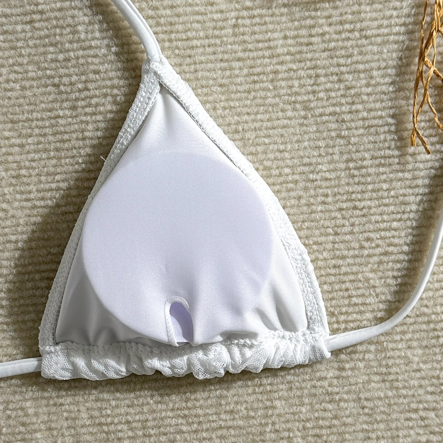 Sexy Bikini-Set mit Push-up und Bordüren – Perfekt für Strand und Pool