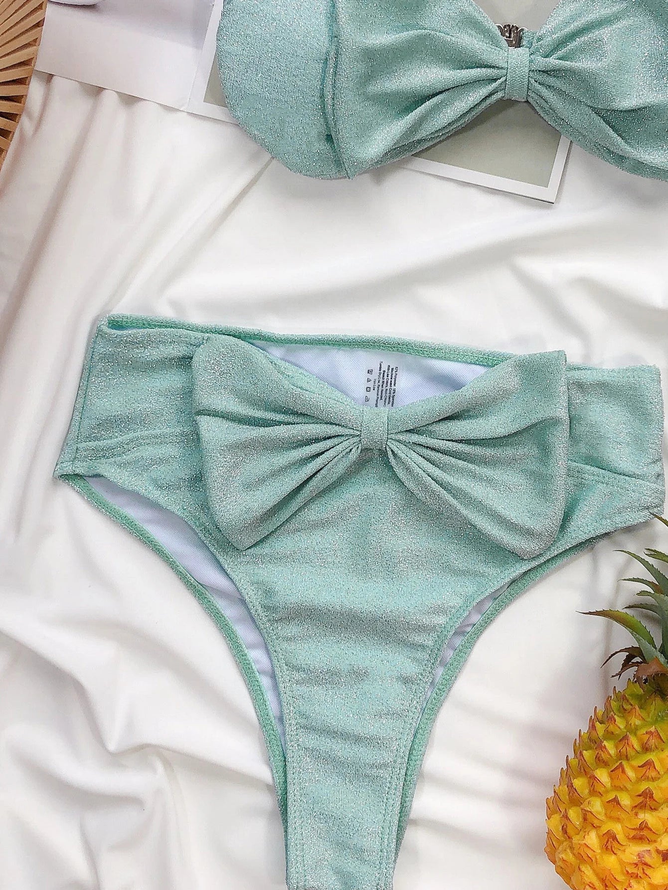 Sexy Bügel-Bikini-Set mit Push-up-Effekt – Brasilianischer Stil für Damen und Mädchen, ideal als Strandbekleidung
