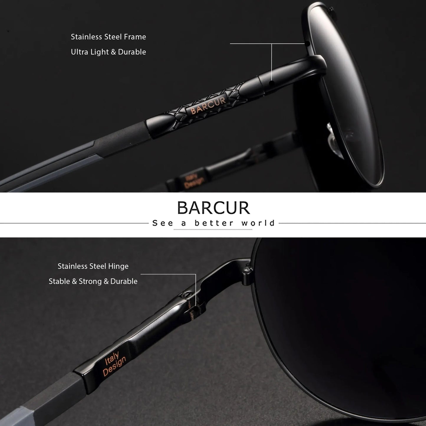 Sonnenbrille Vintage Beschichtung klassisch polarisiert Fahren Herren