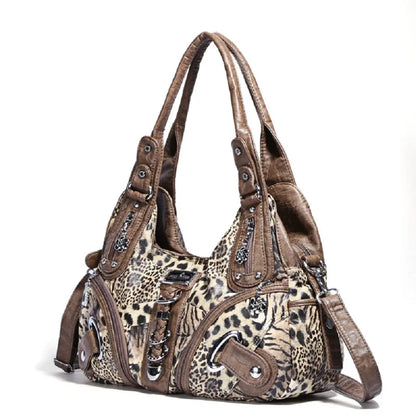Damen-Schultertasche Multifunktionale Alltagstasche Mit Top-Griff Großes Fassungsvermögen