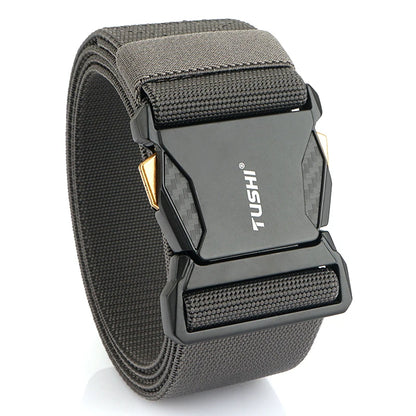 Herren-Gürtel Elastisch 50 mm Breite Mit Schnellverschluss für Outdoor und Freizeit Komfort