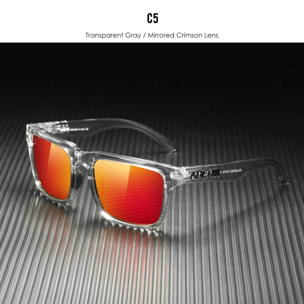 Sonnenbrille übergroß quadratisch polarisiert 64mm Angeln Herren