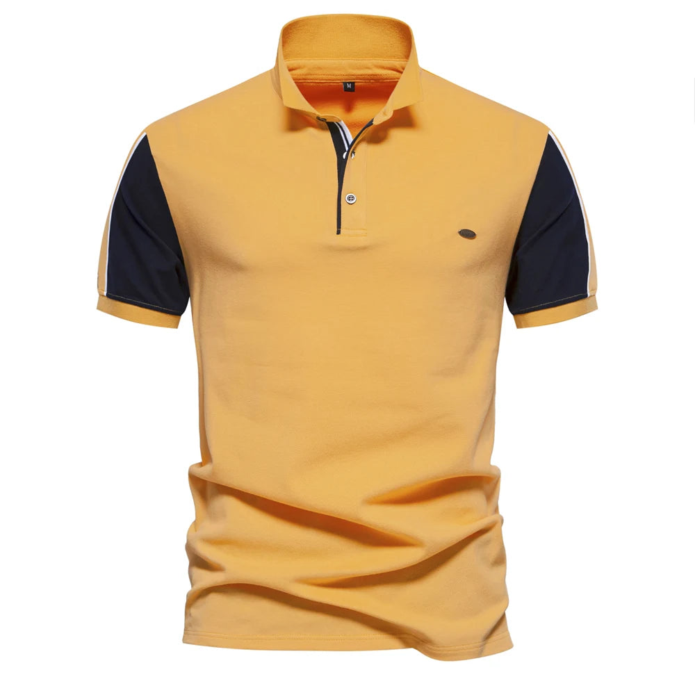 Premium Herren Poloshirt Aus Baumwolle Für Perfektem Halt