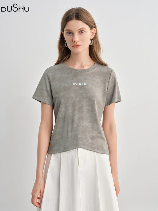 Langärmliges Baumwollshirt mit einzigartigem Stickdesign und Hohldetails in Pink – lockeres, vielseitiges Fashion-Top für den Sommer.
